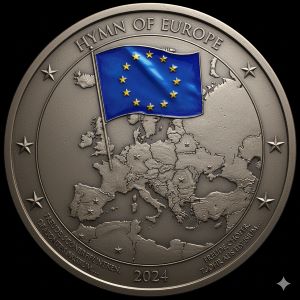 Ескіз монети «Гімн Європи» Реверс