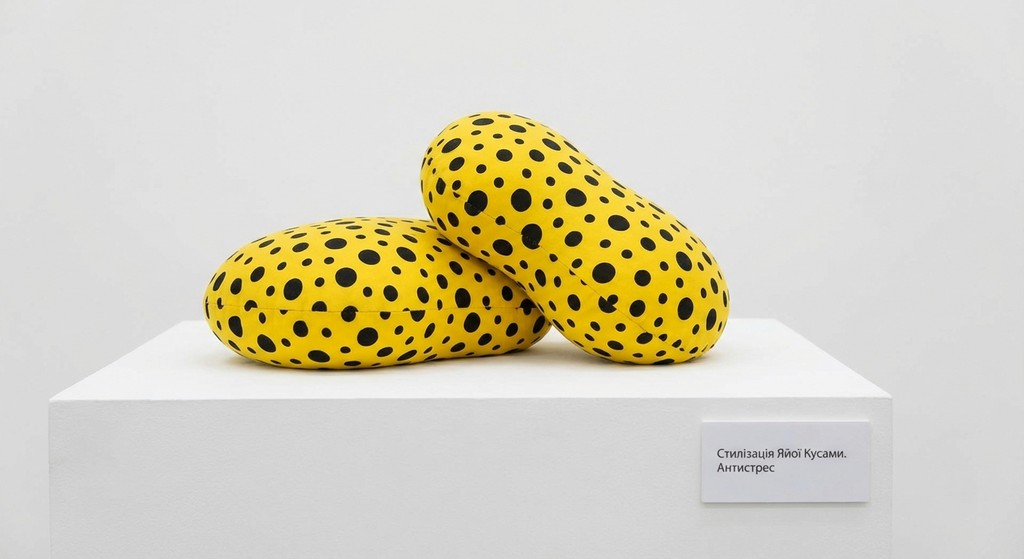 Інсталяція антистрес» — м’які іграшки як стилізація Кусами